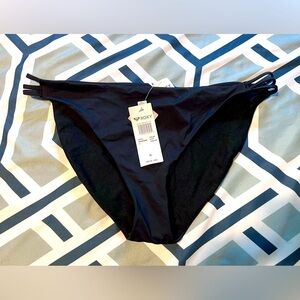 Black Roxy bikini bottom